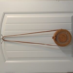 Round Rattan Bag